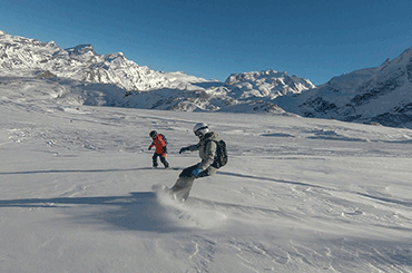 Skischule Scheidegg Snowboard Freeride